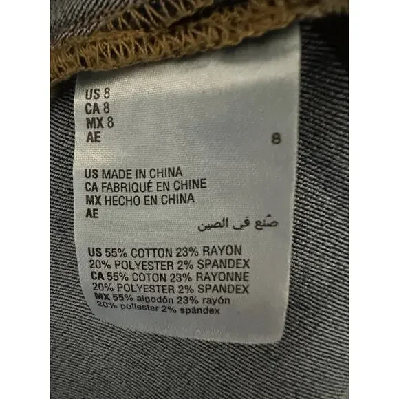 I.N.C. International Concepts Sz 8 contemporary shirtdress Front button closures - Picture 8 of 8